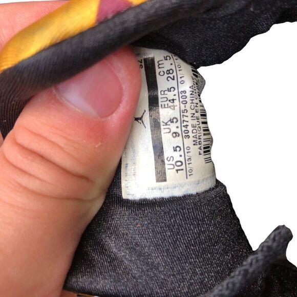 Rare 2011 Air Jordan 7 Retro Bordeaux Size 10.5 Beaters - Picture 15 of 16